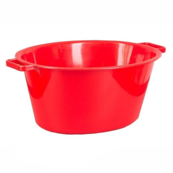 Таз 28л пластик овальный с ручками Ар (5/10) Таз 28л пластик овальный с ручками Ар (5/10)