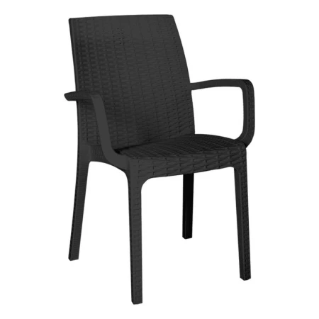 Стул 54*57,8*85,5см пластик Rattan Ola dom антрацит нагрузка до 150кг (1) Стул 54*57,8*85,5см пластик Rattan Ola dom антрацит нагрузка до 150кг (1)