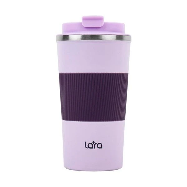 Термокружка 500мл нерж.сталь Lara Iris двойные стенки, бесшовная колба вакуумная