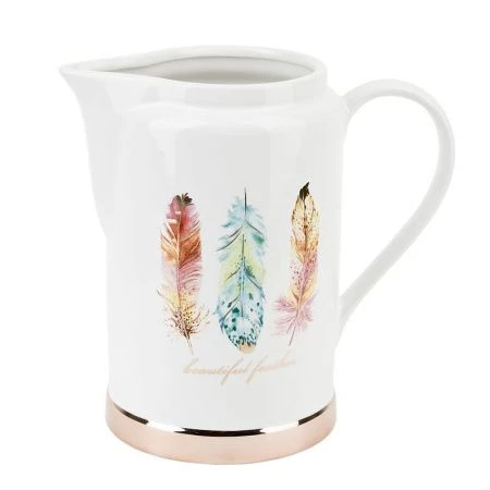 Кувшин 1,4л керамика ПЕРЬЯ 20*11,5*19,5см подар.уп. (12)