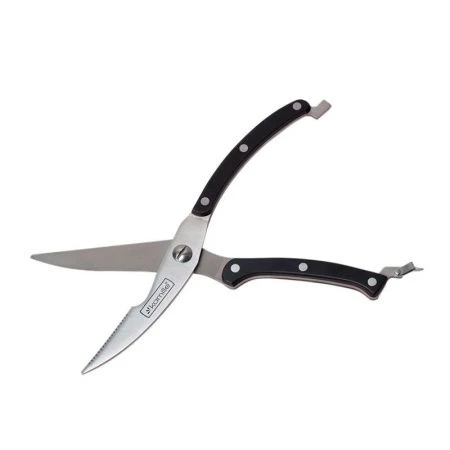 Ножницы кухонные 25см нерж.сталь с ручками из бакелита (48)