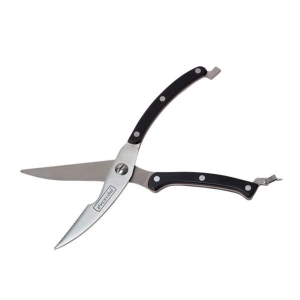 Ножницы кухонные 25см нерж.сталь с ручками из бакелита (48)