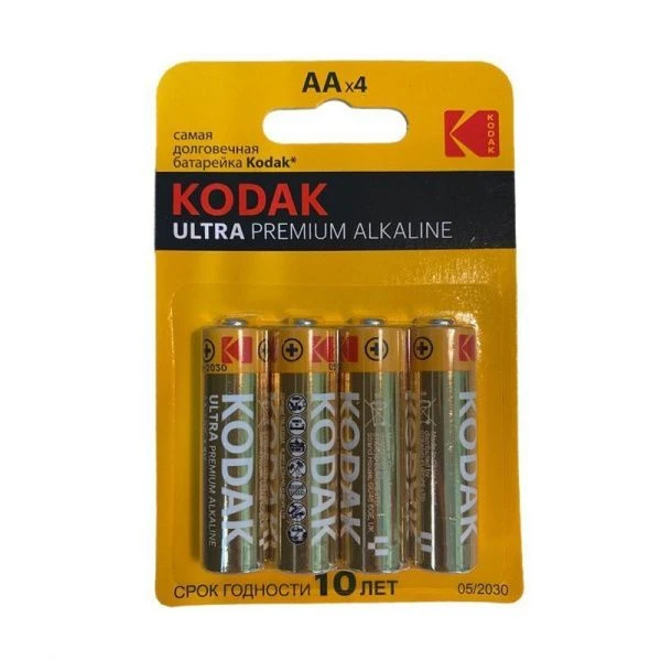 Батарейки набор 4шт Kodak LR6-4BL ULTRA DIGITAL [ KFA-4 UD] (20)