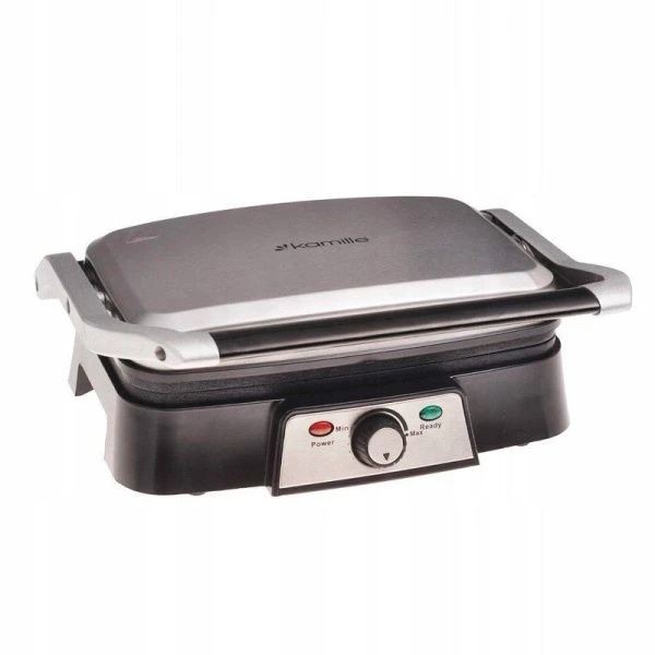 Гриль электрический контактный металл 1500Вт АП пластины 30,5*25,5*11см (4)