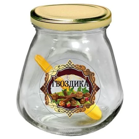 Банка для специй 260мл стекло Гвоздика (12)