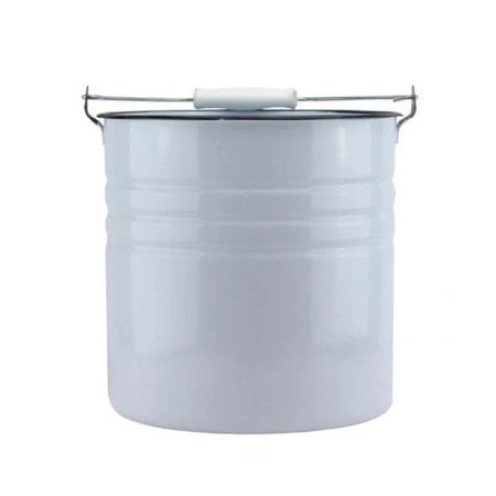 Ведро 12л эмаль титановый рябчик без крышки 20-1024 (2)