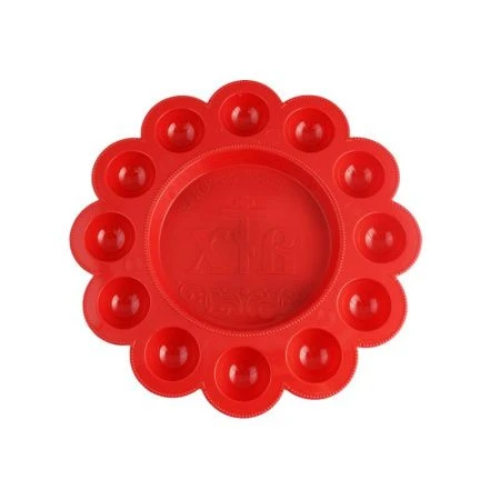 Подставка для яиц и кулича пластик (на 12шт.) №3 Пасхальная Бр.5.041 (50)