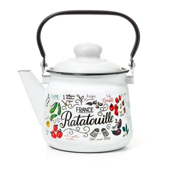 Чайник 1,5л эмаль РАТАТУЙ (8)