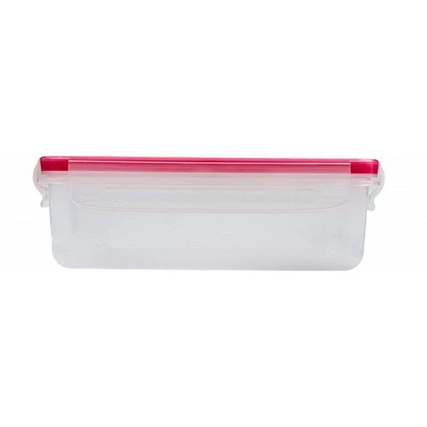 Контейнер пищевой 1л 201*131*64мм пластик ЭКСТРА ЛОК Light M герметичный красный (12)