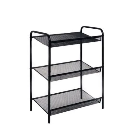 Полка для обуви 3 секции 45*27*60см металл ЖЕНЕВА 13 черная (1)