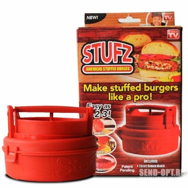 Пресс для гамбургеров пластик Stufz S-6240 (120)