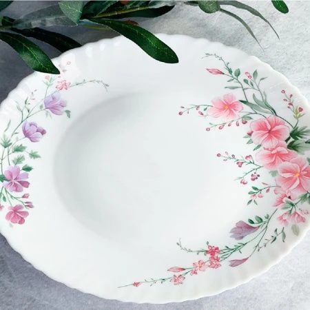 Тарелка мелкая 24,1см стеклокерамика ЖЮЛИ обеденная (24)