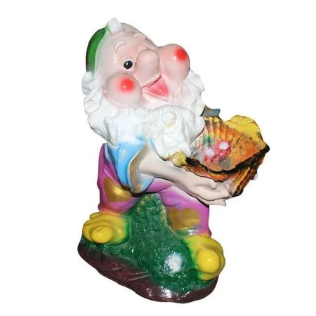 Фигура садовая ГНОМ с корзиной 57см гипс