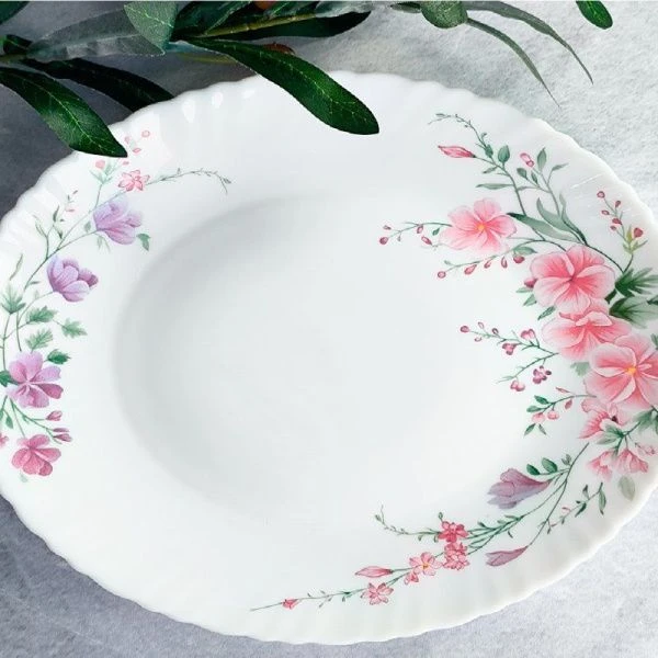 Тарелка мелкая 24,1см стеклокерамика ЖЮЛИ обеденная (24)