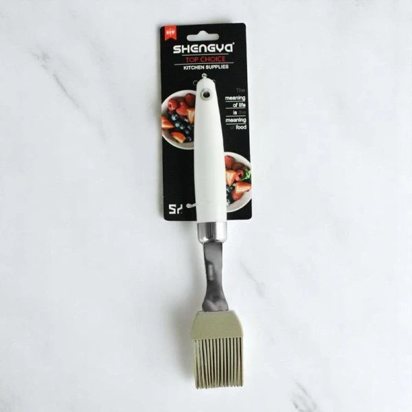 Кисточка кулинарная 24*4см силикон K1139L/JC-17456 (240)