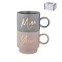Кружки набор 2шт 400мл керамика Mrs&Mr (24)