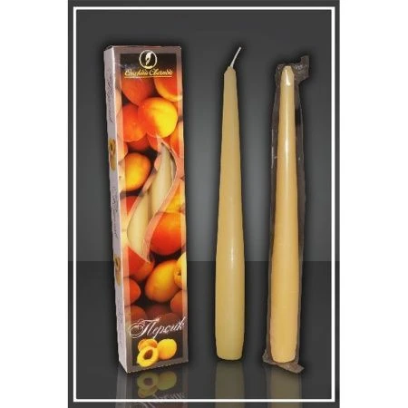 яяяНабор свечей античных ароматизированных 2шт. ПЕРСИК (30)