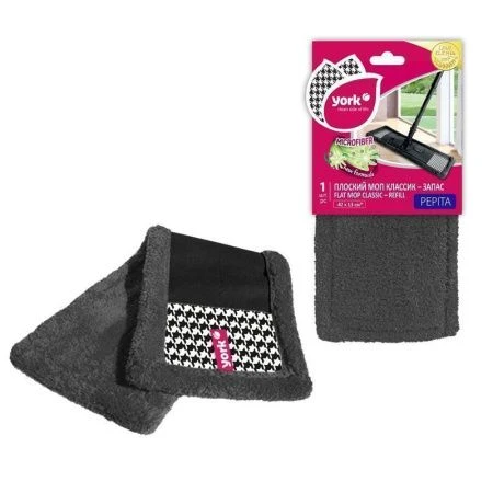 Насадка для швабры 42*13см микрофибра ПЕПИТА Классик плоская YORK (48)