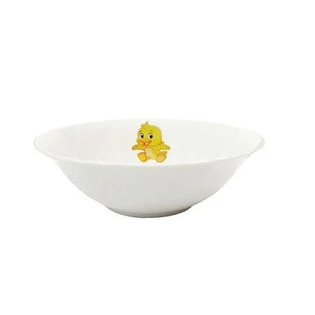 Салатник детский 190мл 12,5см фарфор УТЁНОК круглый (12/144)