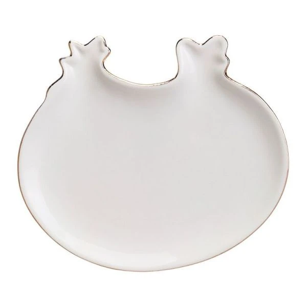 Блюдо сервировочное 14*1,7см фарфор (72)