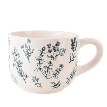 Набор для завтрака 2пр (чашка 500мл, блюдце) керамика ЛУГОВЫЕ ТРАВЫ 23*15*10,5см (6) ВЫВОД