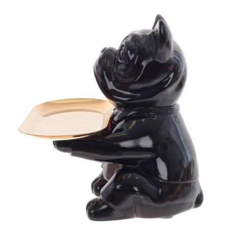 Подставка для мелочей Собака с подносом 17,5*17*20см металл (8)