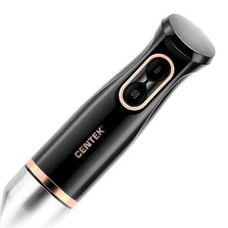 Блендер погружной нерж.сталь Centek CT-1347 черный 800Вт турбо режим стакан 600мл мерный 600мл (6)