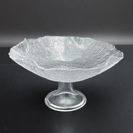 Фруктовница 28*14см стекло IVV Diamante на ножке (12)