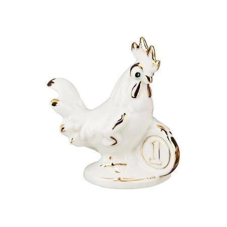 яяяФигурка ПЕТУХ 11*9*4см фарфор (96)