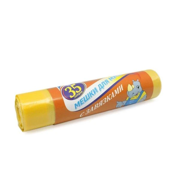 Пакеты для мусора с завязками 35л/15шт (40)