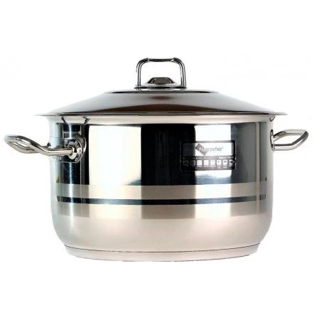 Кастрюля 6л 24*14см нерж.сталь Hascevher Gastro 3TTCLK0624010 (4)