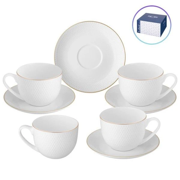 Чайный набор 8пр фарфор CHIC на 4 персоны 330мл (6)