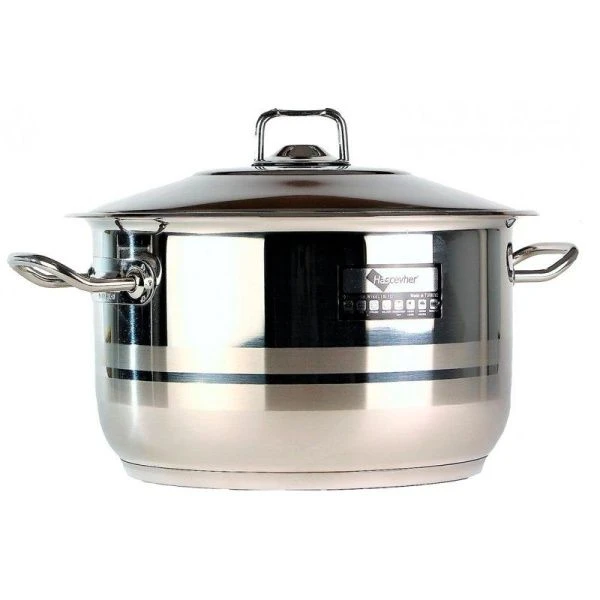 Кастрюля 6л 24*14см нерж.сталь Hascevher Gastro 3TTCLK0624010 (4)