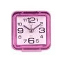 Будильник 7*7см кварц РУБИН Классика розовый (40)