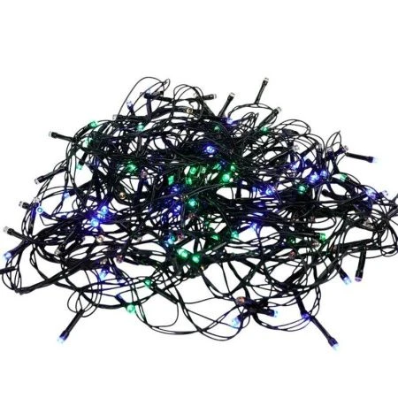 Гирлянда эл. вьюн 10м СНОУ БУМ 200LED, мультицвет, 8 реж., ПВХ черный, коннектор, 220В