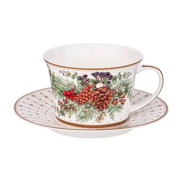 Чайный набор 2пр фарфор Celebration на 1 персону 250мл (24)