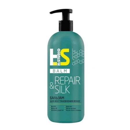 Бальзам 380мл H:Studio для восстановления волос Repair&Silk (12)