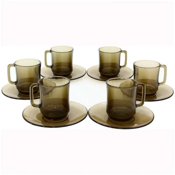 Чайный набор 12пр стекло BASILIСO на 6 персон 240мл (1)