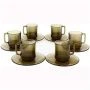 Чайный набор 12пр стекло BASILIСO на 6 персон 240мл (1)