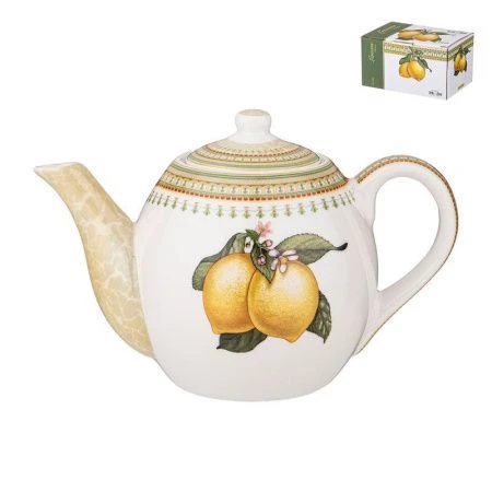 Чайник заварочный 500мл фарфор Лимоны (24)