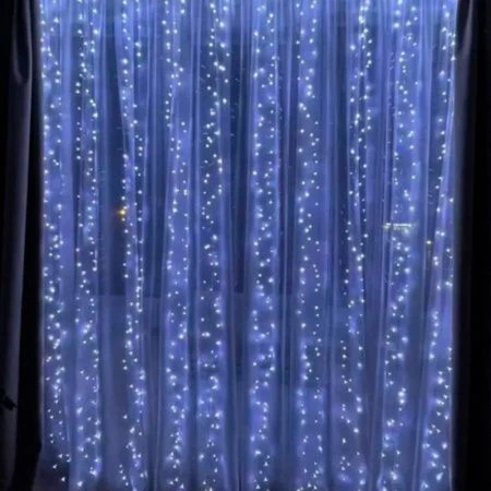 Гирлянда светодиодная Занавес 3*3м 900LED холодный белый GN41 (50)
