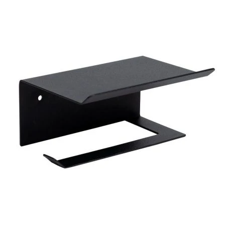 Держатель для туалетной бумаги с полкой 16*11*8см металл ЛОФТ ХП34-291 (18)