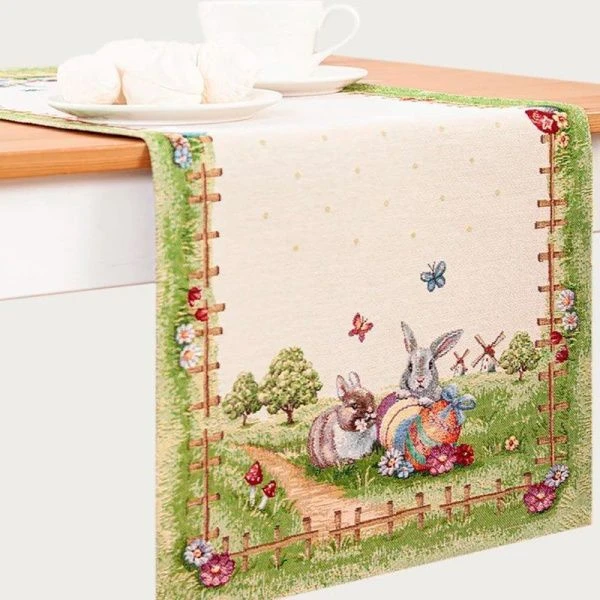 Салфетка 44*140см гобелен ПАСХА мельницы