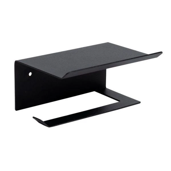 Держатель для туалетной бумаги с полкой 16*11*8см металл ЛОФТ ХП34-291 (18)