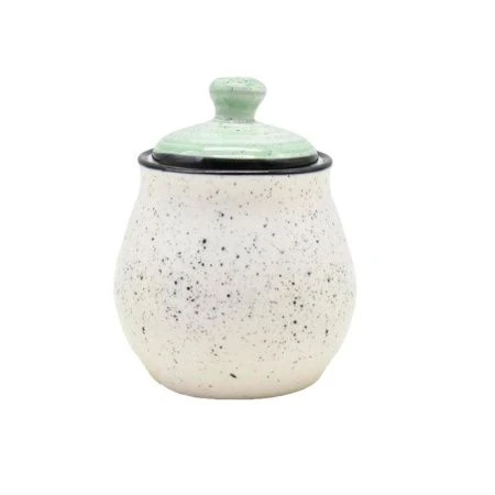 Сахарница 270мл керамика Аэрография ФИСТАШКОВЫЙ БРИЗ (48)