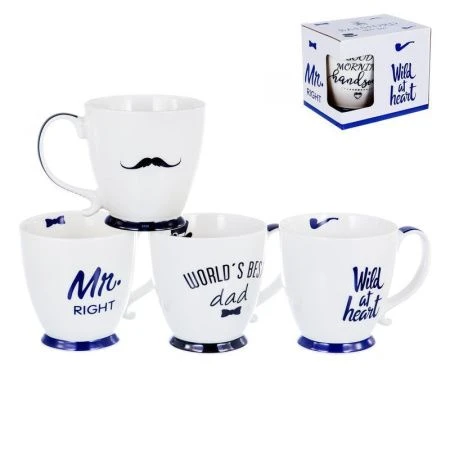 Кружка 370мл фарфор САМОМУ ДОРОГОМУ ЧЕЛОВЕКУ подар.уп. 137-09005 (24)