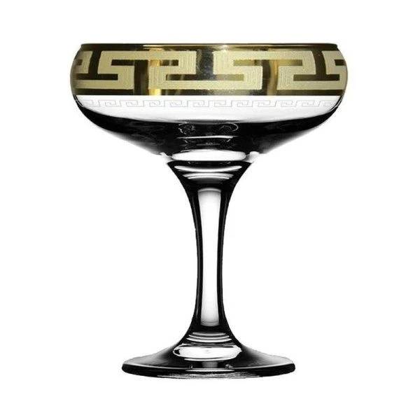Бокалы для мартини набор 6шт стекло ГРЕЧЕСКИЙ УЗОР EAV03-136/S/Z/6 (6)