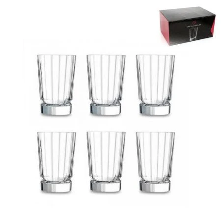 Стаканы набор 6шт 360мл Хрусталь МАКАССАР высокие Q4340 (4)