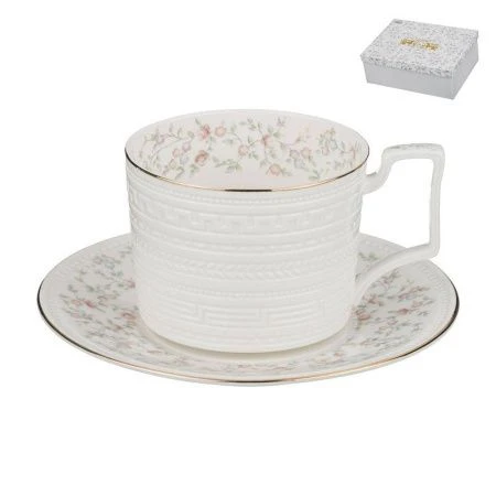 Чайный набор 2пр фарфор ФАБЬЕН на 1 персону 250мл (24)
