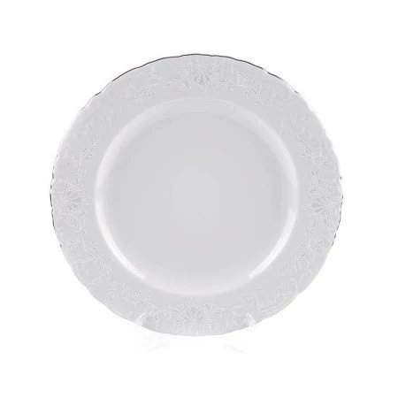Блюдо 29см фарфор ПЛАТИНА круглое 0032090-OMAZ2304-Рококо